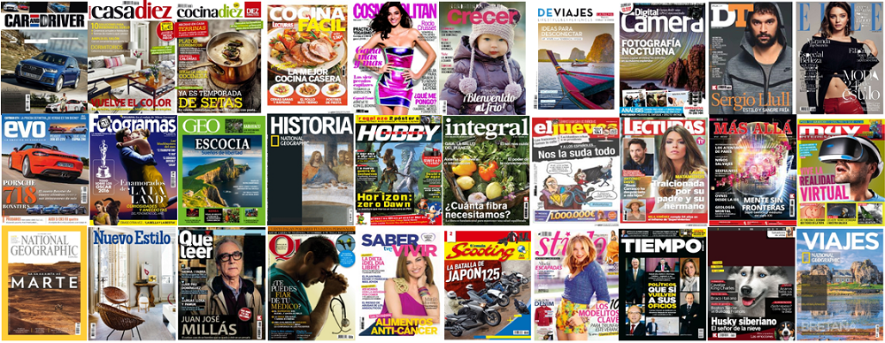 Revistas disponibles en eBiblio La Rioja